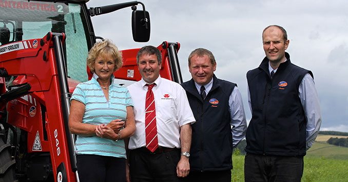 Massey Ferguson delivered the prize tractor to the winner of Antarctica2 Expedition online competition