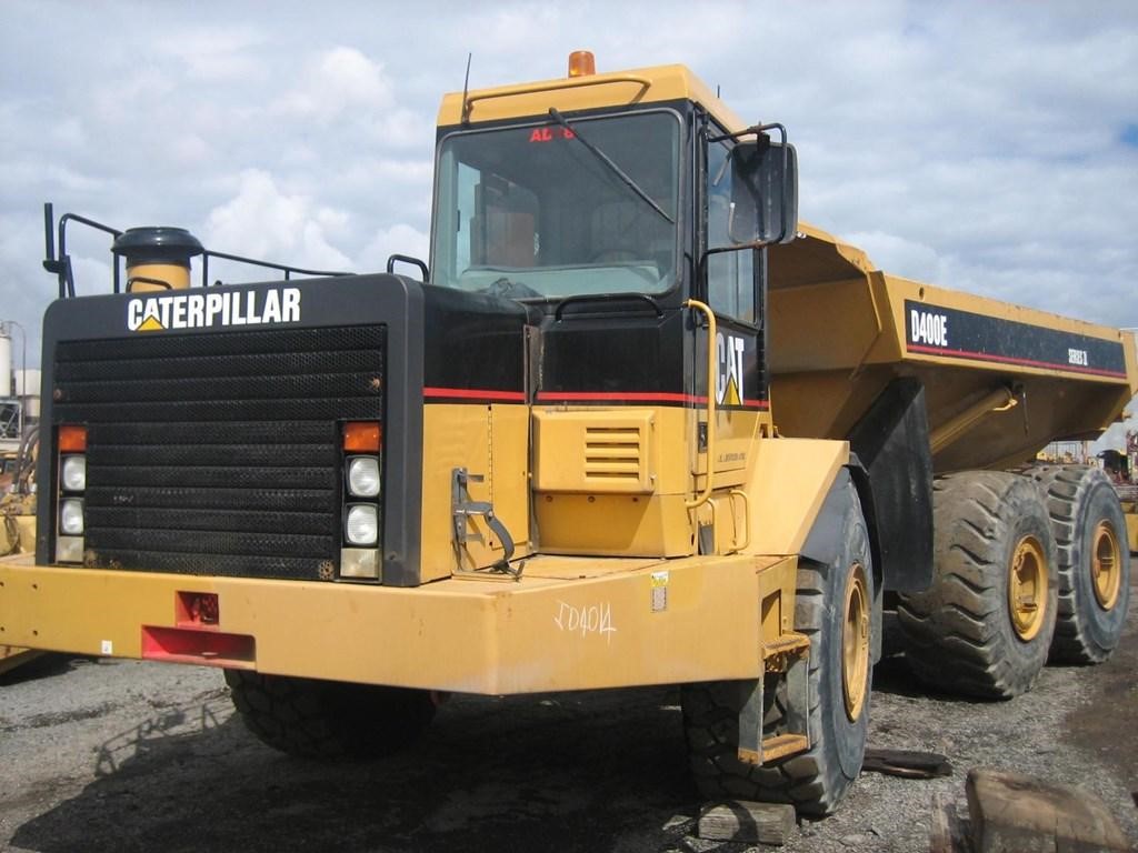 The complete specification detail of Cat D400E articulated truck