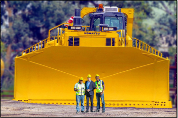 Five of the world's largest Dozers