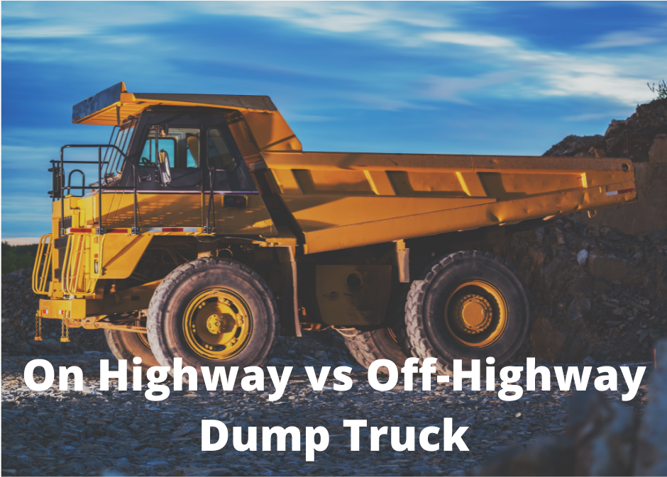 On-highway vs off-highway dump truck