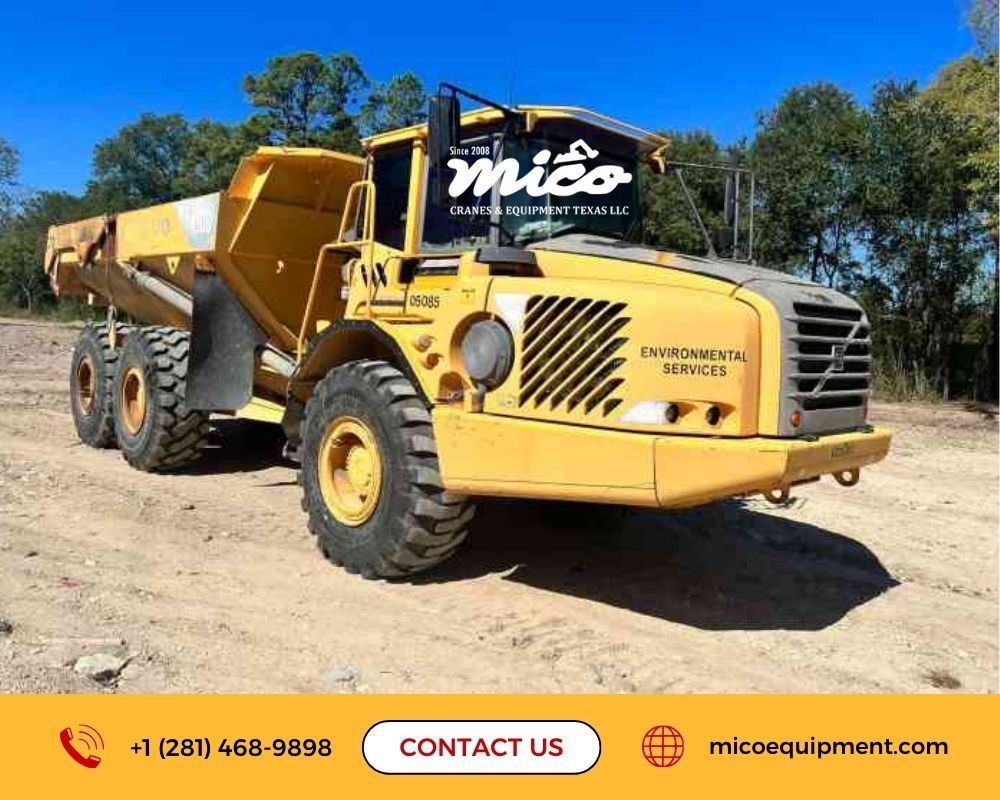 articulated dump trucks types uses