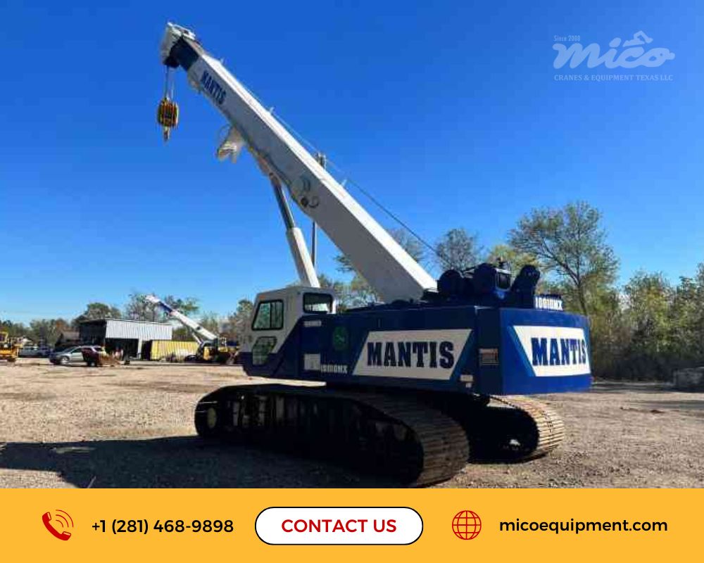 Used 2003 MANTIS 10010MX Tadano Crawler Crane for Sale in Houston Texas