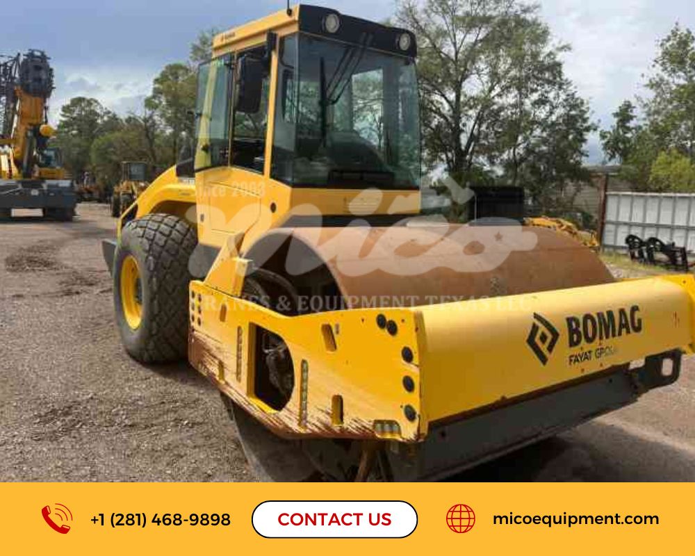 Used 2014 Bomag BW213 Smooth Drum Compactors for Sale in Houston Texas