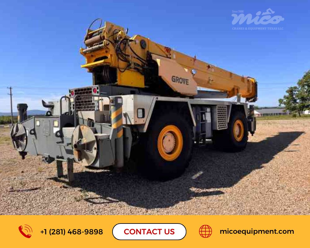 Used 2009 Grove RT9130E Rough Terrain Crane for Sale in HOUSTON, TX