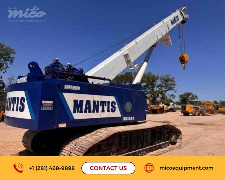 Tadano MANTIS 10010MX Crawler Crane Maintenance Tips