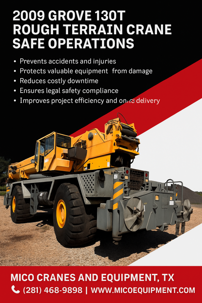 Pre-Operation Safety Checks for the 2009 Grove 130T