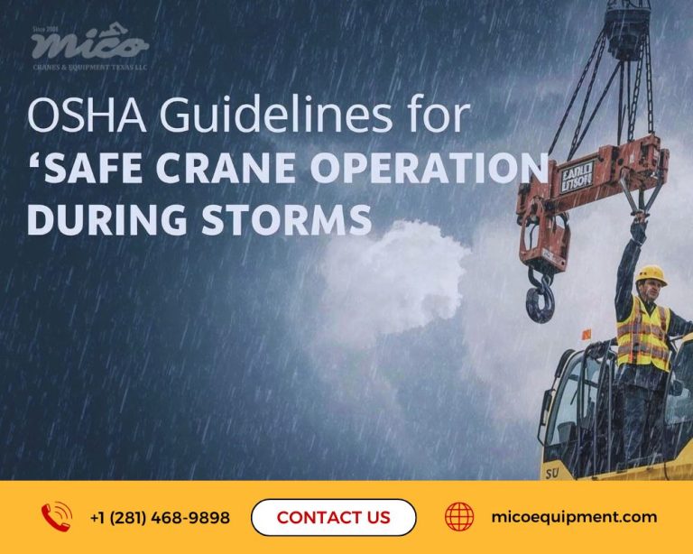 OSHA Guidelines for Safe Crane Operation During Storms
