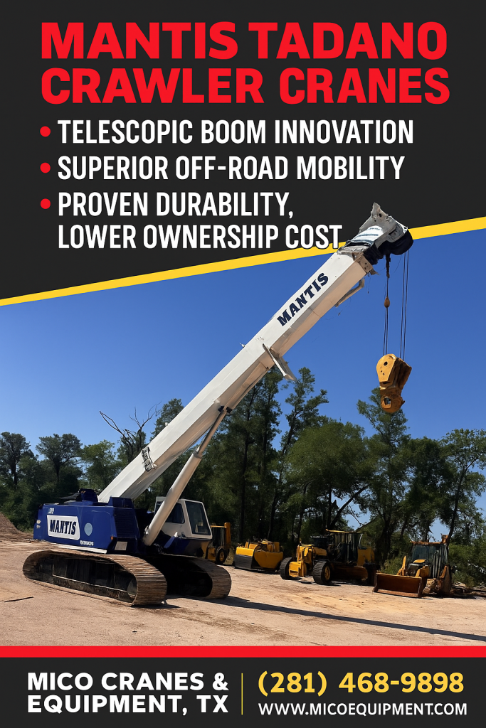 Tadano MANTIS Crawler Crane for Sale in Houston, Texas
