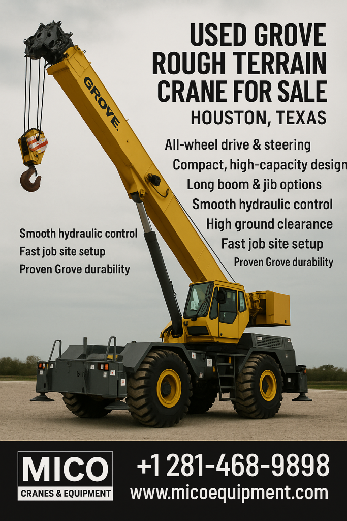 Used Grove Rough Terrain Crane Near Me