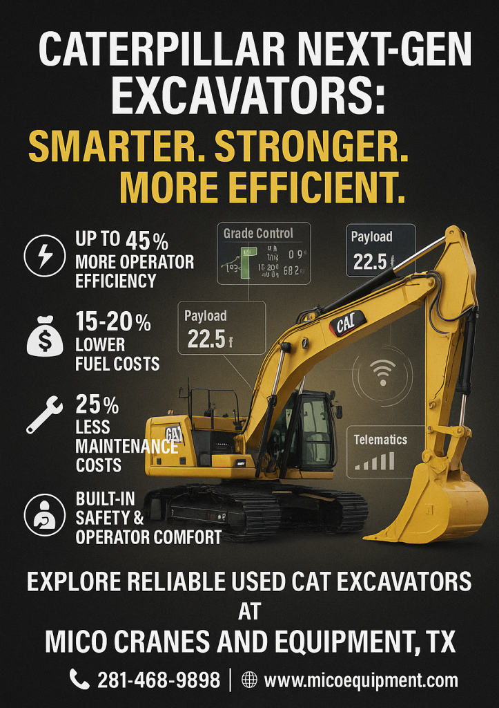 Caterpillar Introduced Next-Gen Hydraulic Excavators