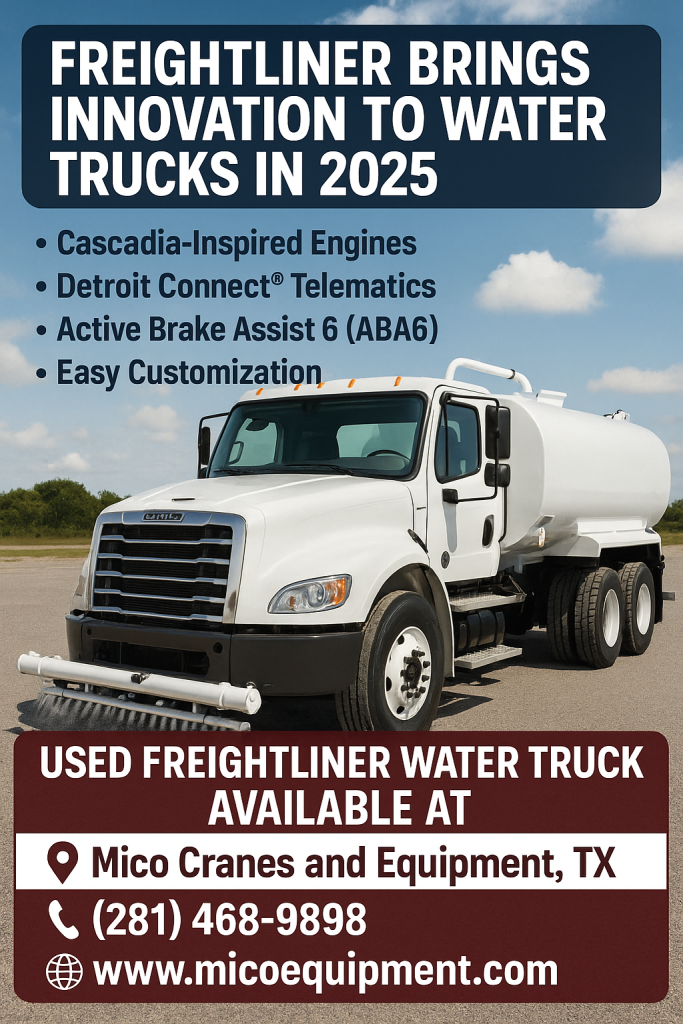 Freightliner Brings Innovation to Water Trucks in 2025