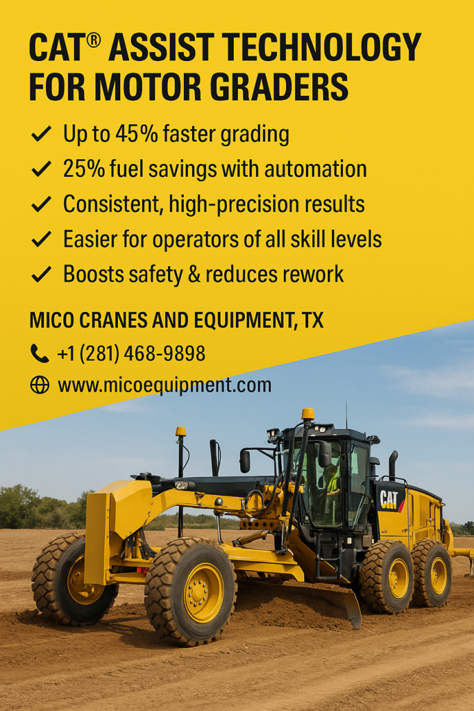 Key CAT Assist Features in Motor Grader
