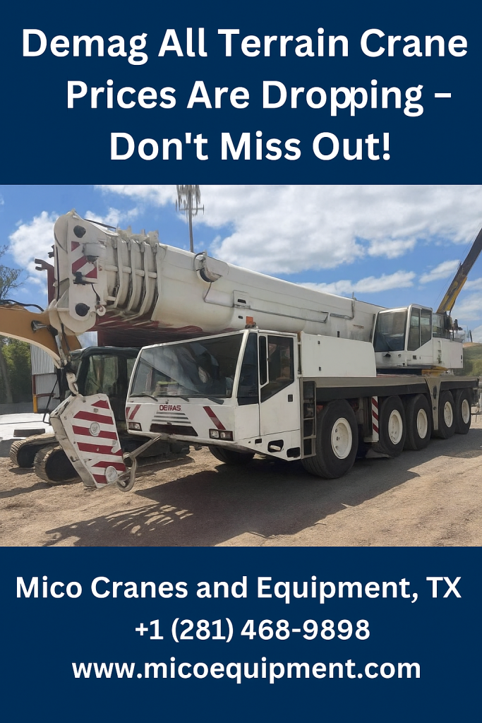 DEMAG All Terrain Cranes Prices Dropped