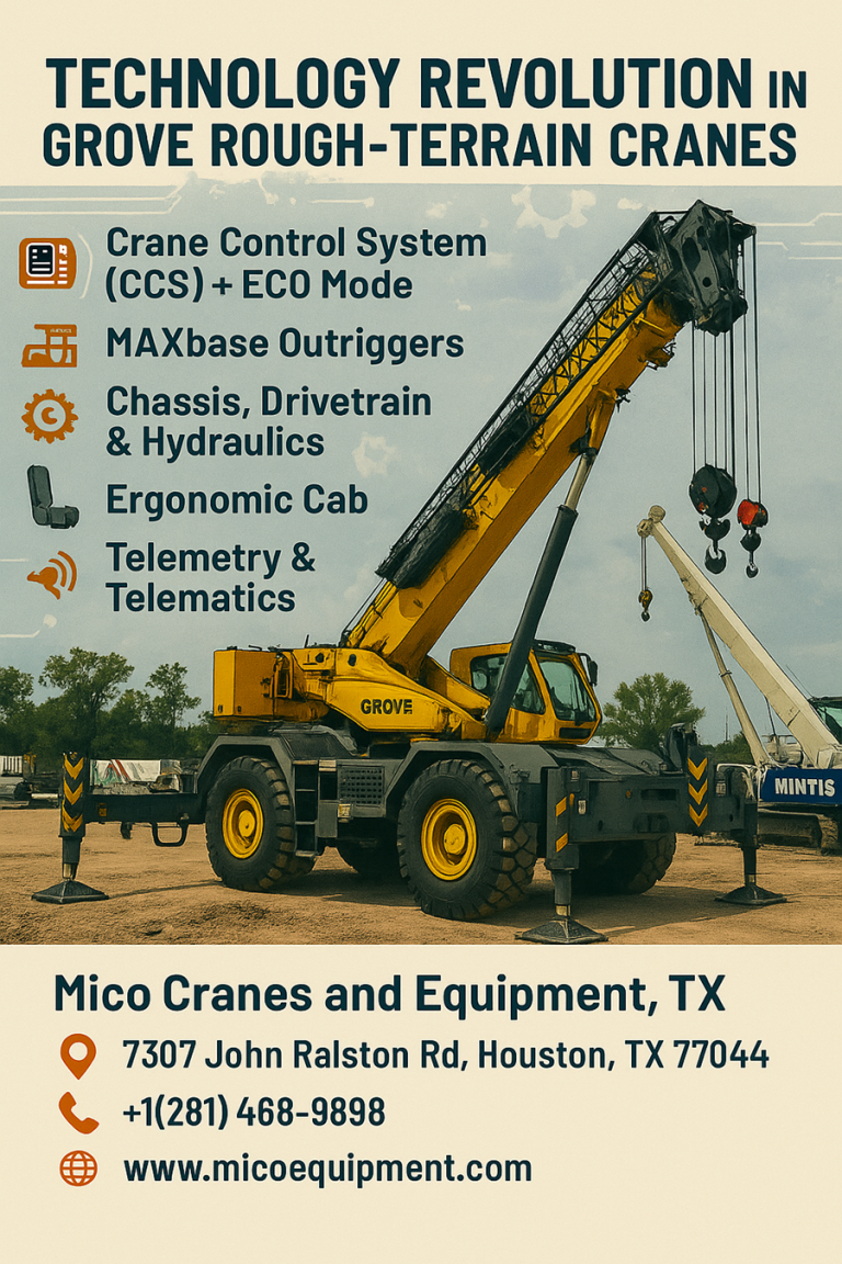 Visual Reference: Grove Rough Terrain Tech Advances Reshaping Crane Market