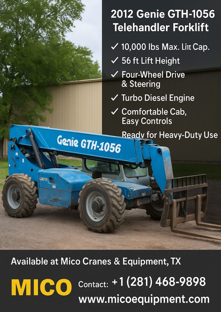 2012 Genie GTH 1056 Telehandler Forklift