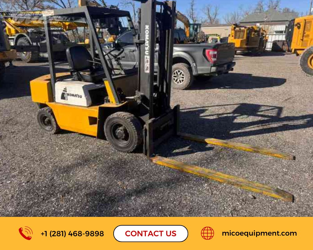 KOMATSU FD25 フォークリフト　軽油 KOMATSU FD25-10 Forklifts for Sale - Used Equipment
