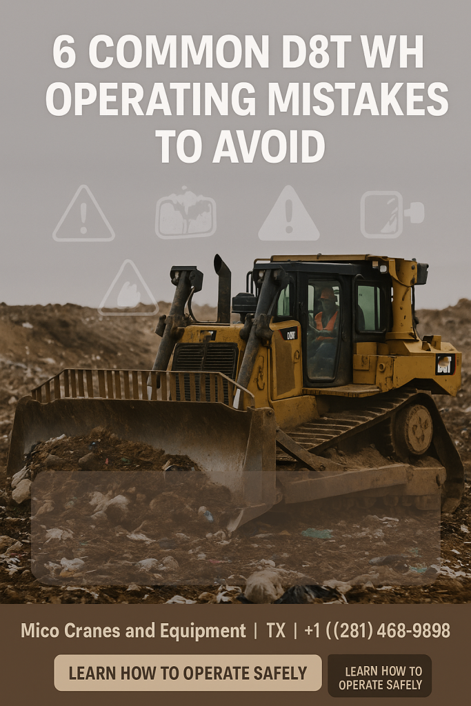 6 Common Mistakes D8T Operators Should Avoid