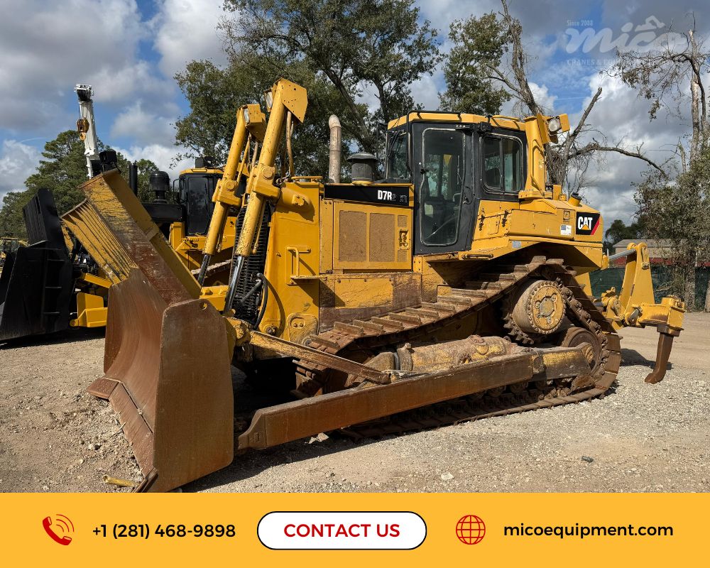 Used 2007 2007 CATERPILLAR D7R XR DS II WH Crawler Dozer for Sale in HOUSTON, TEXAS