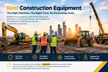 Heavy Equipment for Rental in Houston