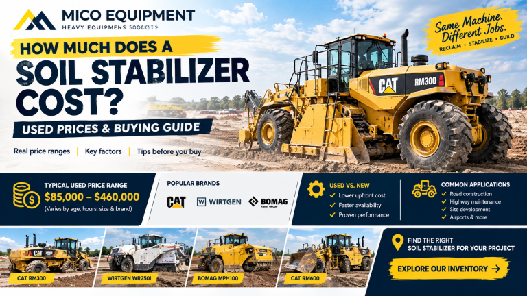 Soil Stabilizer & Road Reclaimer Cost? Used Prices & Buying Guide