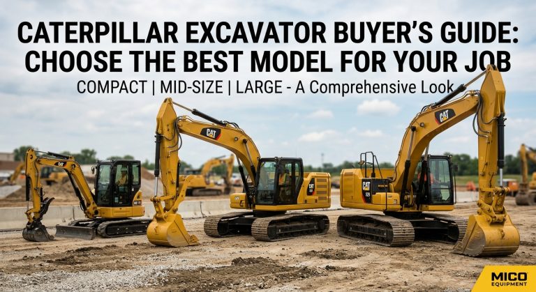 Caterpillar Excavator Models: Best CAT Excavators for Construction (2026 Buyer’s Guide)