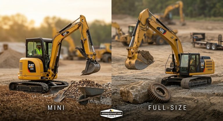 Mini vs Full-Size Excavator: Which One Do You Need?