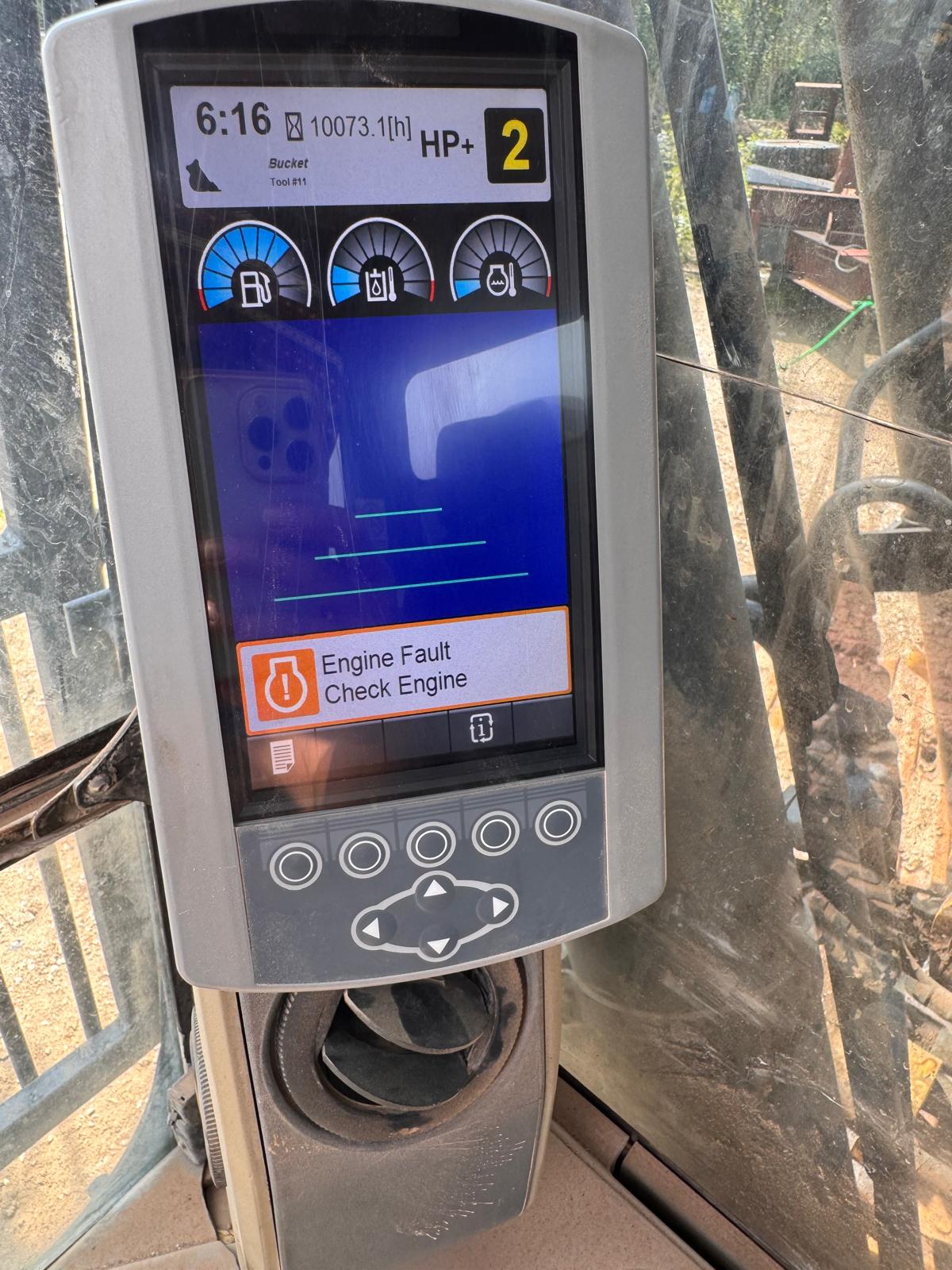 2014 Caterpillar 329EL Digital Monitor Display Panel