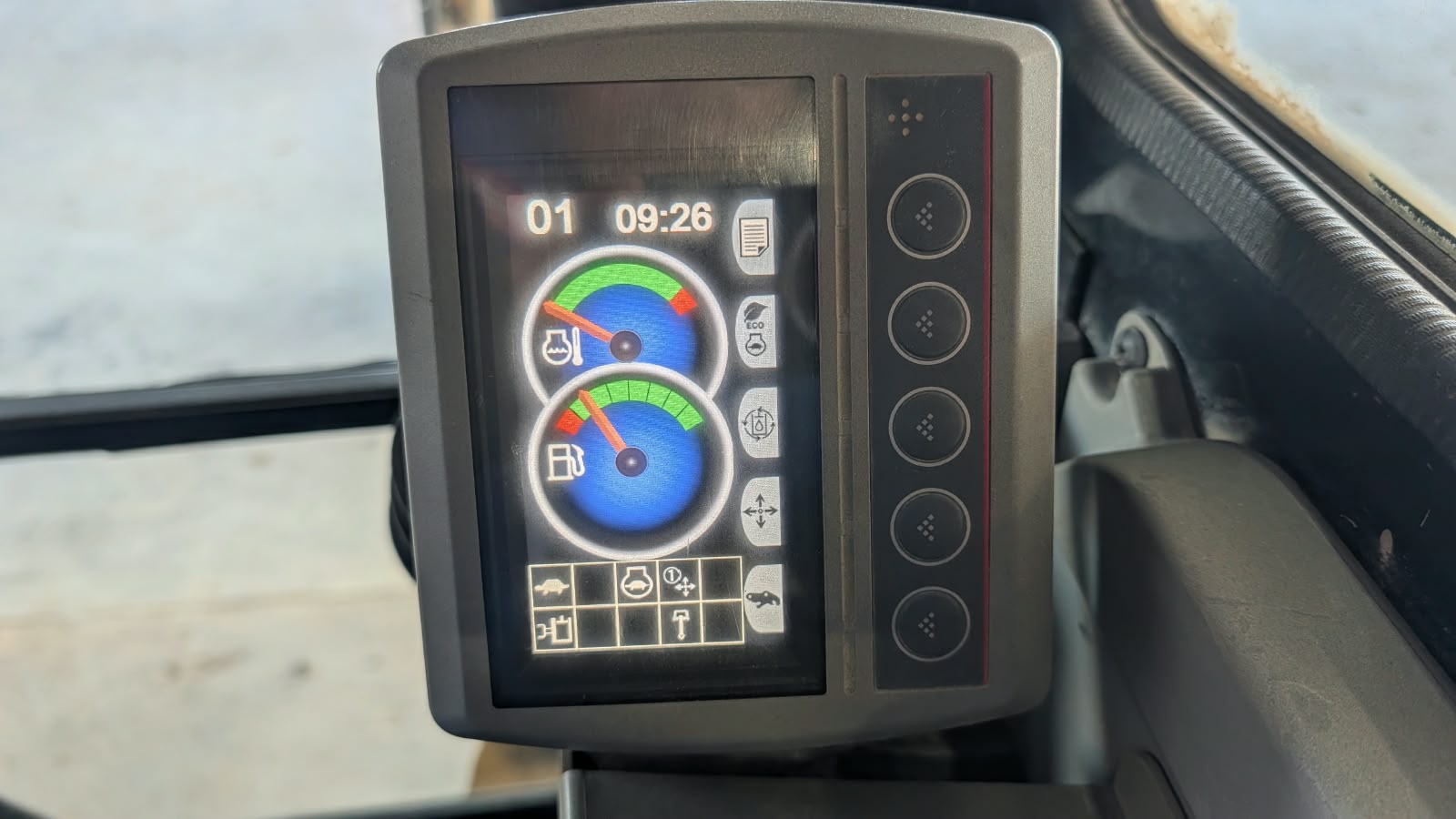 2015 Caterpillar 304E CR Mini Excavator Digital Monitor Display Gauge Cluster Panel