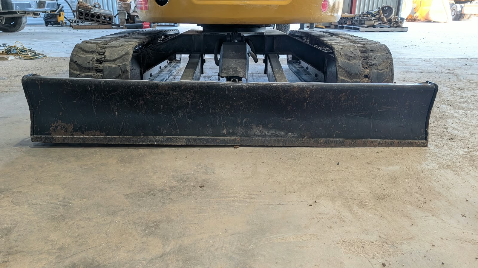 2015 Caterpillar 304E CR Mini Excavator Front Backfill Dozer Blade and Rubber Track Undercarriage