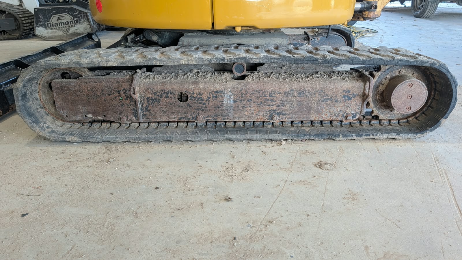 2015 Caterpillar 304E CR Mini Hydraulic Excavator Track Frame Assembly and Drive Sprocket