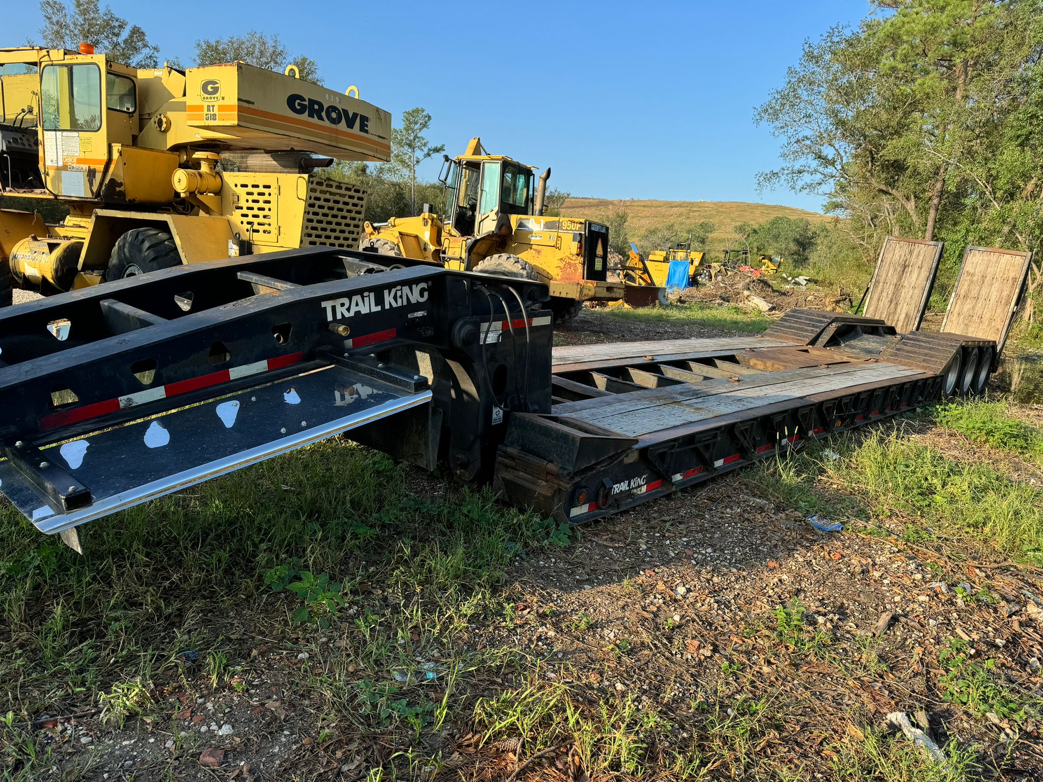 2003 Trail King Lowboy Trailer