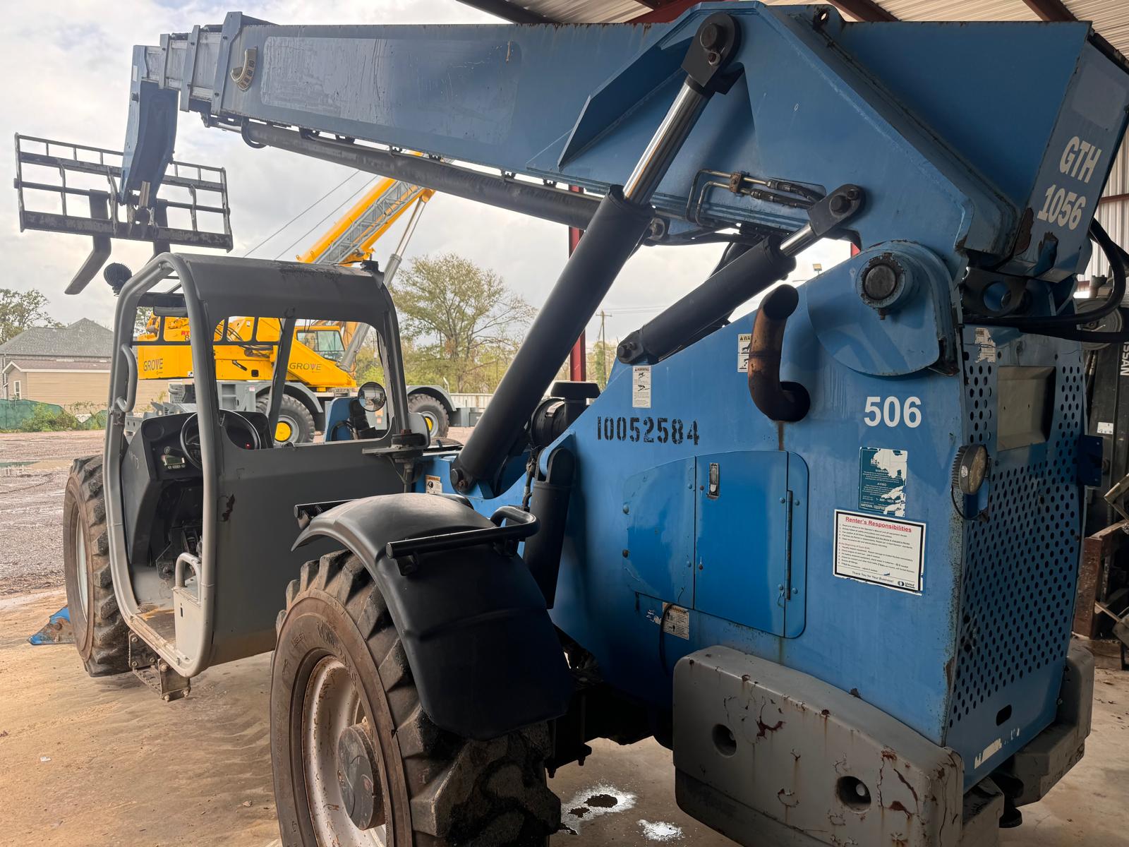 Telehandler Forklift Rental Houston TX | Genie GTH1056 for Rent | Mico ...